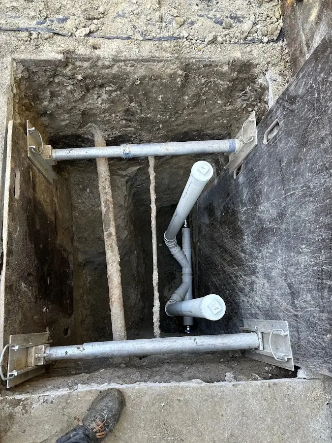 Experienced plumber completing Gas Line Repair work in North Hanover